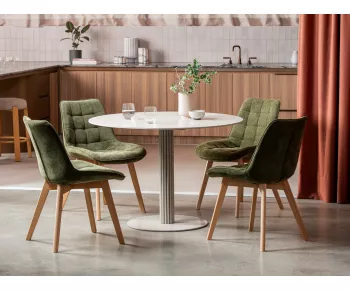 Amalfi Dining Table Grigio/ Matte Tofu