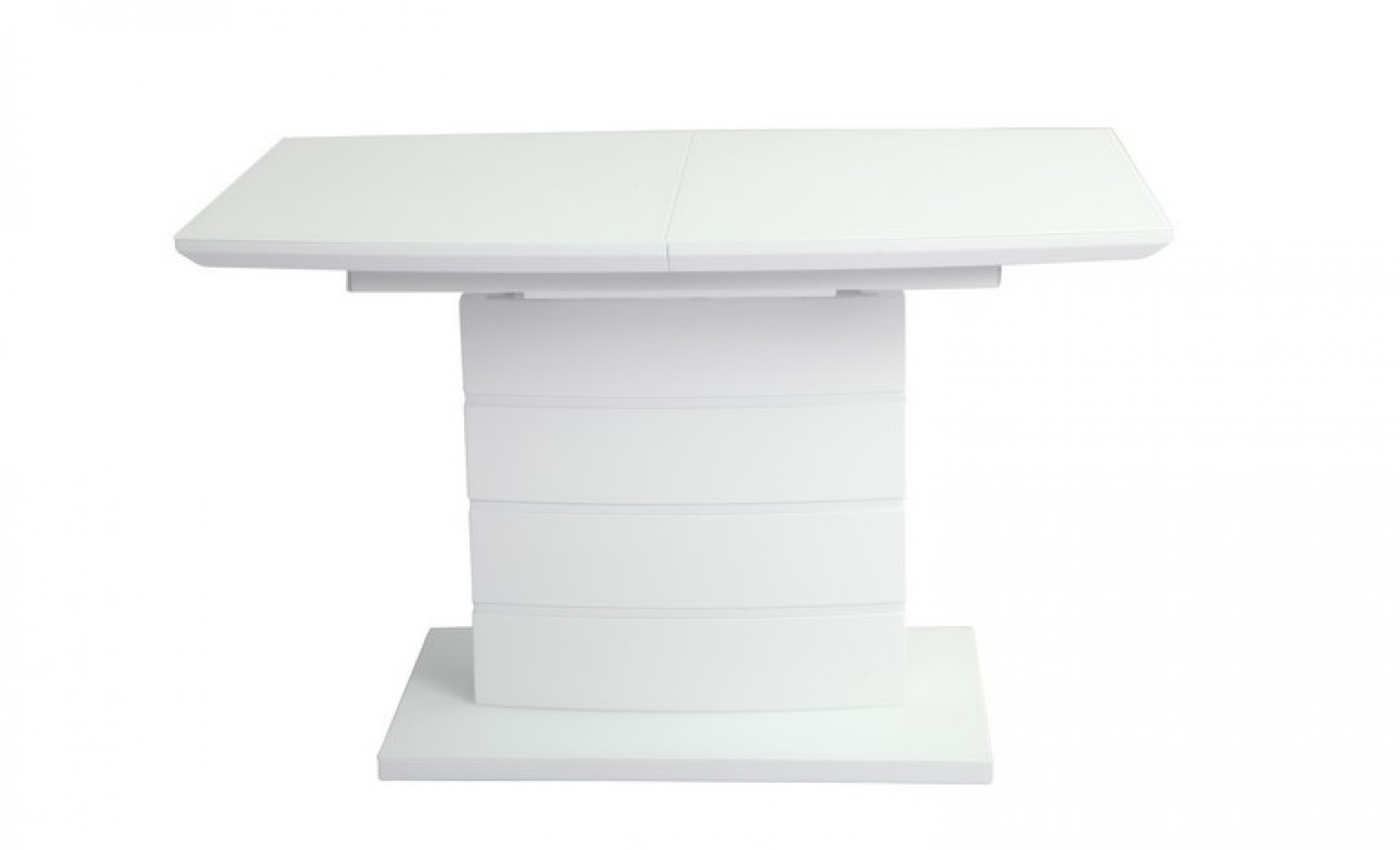 Prima S Extension Dining Table White Matte