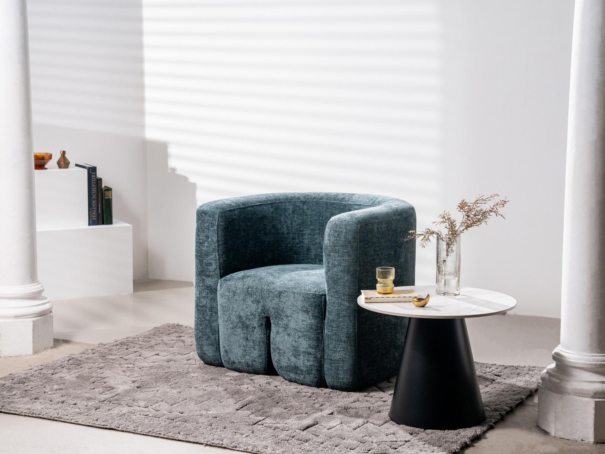 Donatella Occasional Chair Teal buy in Australia - Vetro