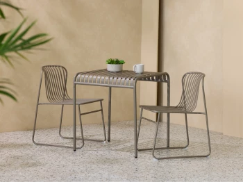 Swiss Small Dining Table Cappuccino